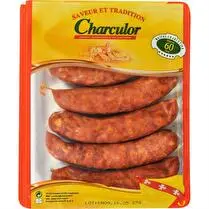 Charculor, Saucisse A Cuire Fumee Au Bois De Hetre X6 600g