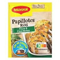 Maggi, Papillote rôti au thym et fines herbes