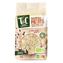 Terres et Céréales, Muesli aux fruits BIO