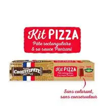 Croustipâte, Kit pizza pâte rectangulaire et sa sauce Panzani