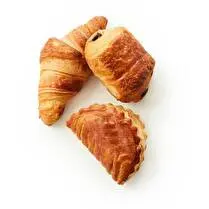 Votre rayon propose, 2 pains au chocolat   2 croissants   2 chaussons aux pommes   Soit 360 g