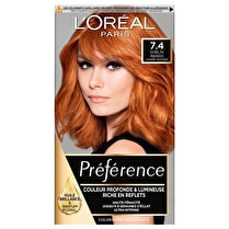 Préférence, Coloration mango cuivre intense 74