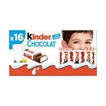 Kinder, Chocolat au lait avec fourrage lait x16