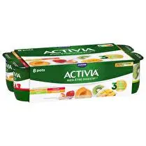 Activia, Yaourt bifidus panaché abricot/ fraise/ mangue/ kiwi
