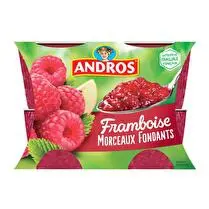 Andros, Framboise avec morceaux fondants