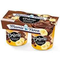 Mamie Nova, Crème gourmande au chocolat et à la banane