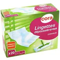 Cora, Lingettes sèches dépoussièrantes