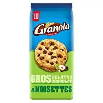 Lu, Granola - Cookies gros écalts de chocolat et noisettes