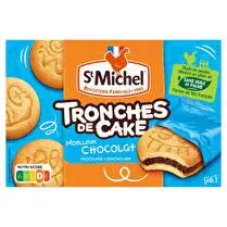 St Michel, Biscuit tronches de cakes fourrés au chocolat