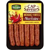 Socopa, Merguez fortes à la marocaine - x 6