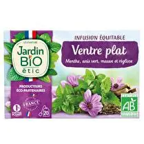 Jardin bio étic, Infusion ventre plat bio 20 sachets
