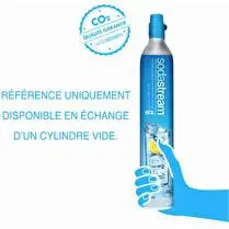 Sodastream, Cylindre d'échange de gaz CO2recharge c02 pour échange