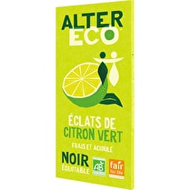Alter eco, Chocolat noir zestes de citron BIO