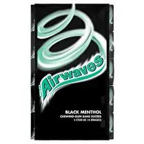 Airwaves, Chewing-gum black menthol x5