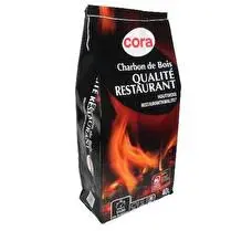 Cora, Charbon de bois qualité restaurant 40L