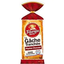 La fournée dorée, Gâche tranchée pépites de chocolat