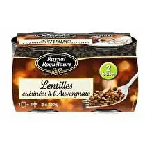 Raynal et Roquelaure, Lentilles à l'Auvergnate 2x200g