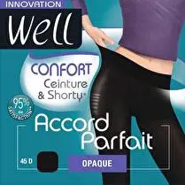 Well, Collant Accord Parfait Opaque, coloris noir, taille 3
