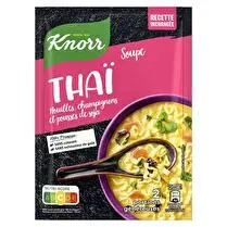 Knorr, Soupe Thaï nouilles, champignons & pousses de soja
