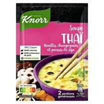 KNORR Soupe Thaï nouilles, champignons & pousses de soja