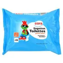 Cora, Lingettes toilettes