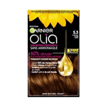Olia, Coloration 5.3 châtain clair doré