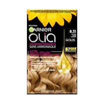Olia, Coloration 8.31 blond doré cendré