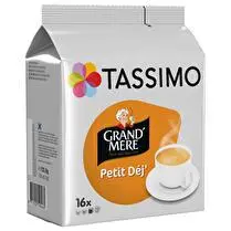 Tassimo, Capsules grand mère petit déj x16