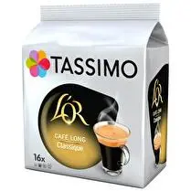 Tassimo, Dosettes café long classique - x16
