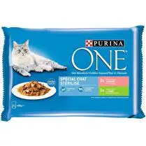 Purina, Repas pour chats stérilisé au saumon et à la dinde