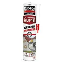Rubson, Mastic perfect home acrylique murs et fenêtres blanc 280 ml