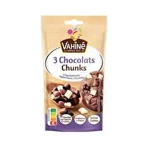 Vahiné, Mélange de pépites de 3 chocolats blanc, au lait, noir