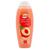 Cora, Lait de douche pêche