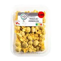 Galileo, Perles au jambon cru