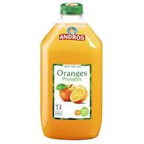 Andros, Pur jus d'oranges pressées