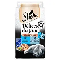 Sheba, Sachets fraîcheur pour chat au poisson