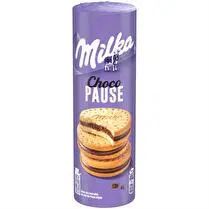 Milka, Biscuits choco pause avec fourrage au chocolat au lait