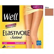 Well, Collant elastivoile satiné Ibiza taille 1
