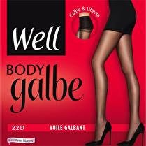 WELL Collant BODY GALBE Voile galbant Noir taille 1