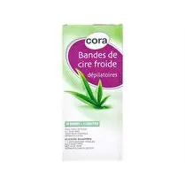 Cora, Cire dépilatoire bandes froides