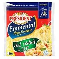 Président, Emmental râpé sel réduit de 30%