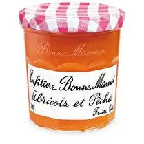 Bonne maman, Confiture d'abricot et pêches