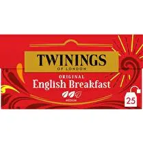 Twinings, Thé original english breakfast x25