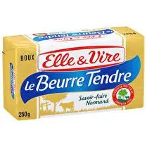 Elle & Vire, Beurre tendre doux 82% MG