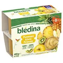 Blédina, Coupelles pommes kiwis ananas dès 8 mois