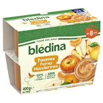 Blédina, Coupelles pommes poires mandarines dès 8 mois