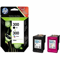 HP, Pack cartouche 300  noir/couleurs