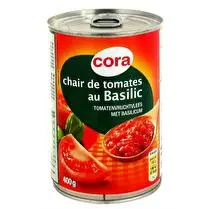 Cora, Chair de tomates au basilic