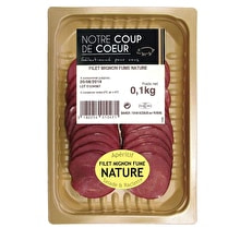 Bahier, Filet mignon fumé tranché