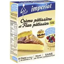 Imperial, Crème pâtissiere et flan pâtissier
